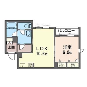 ベレオ・セルフィーユ 206号室