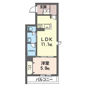 ベレオ・セルフィーユ 201号室