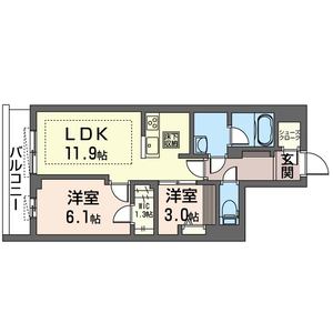 シャーメゾン東松原 102号室
