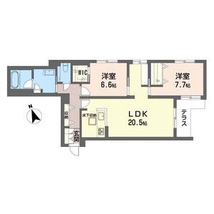 リシェス・ノワール下北沢 102号室