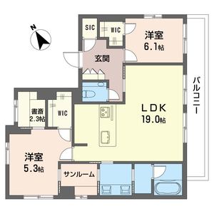 グレイス市谷台町 401号室