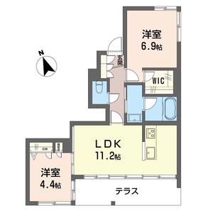 シャーメゾンどりこの 102号室