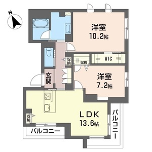 ヴィラ　ビアンカ１ 201号室