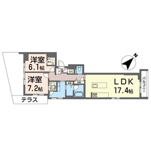 ミライザ桜丘 102号室