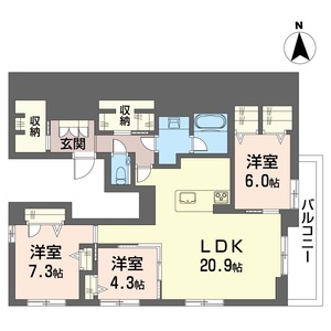 SUレジデンス若松町 301号-15
