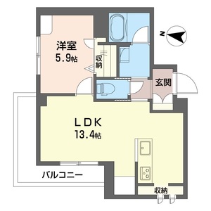 アルバ　スギナミ 201号室