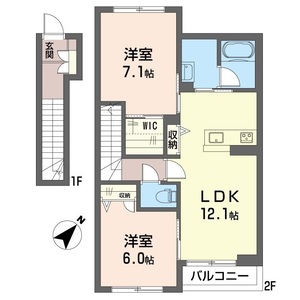 シャーメゾン　ヌーヴェルメール 202号室