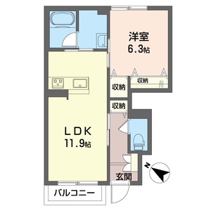 シャーメゾン　グランディール 105号室