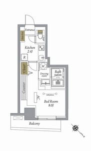 ル・リアン築地 602号室