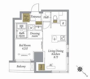 ル・リアン築地 1001号室