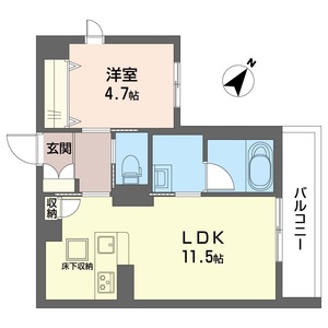 ヴィラアルボⅡ 102号室