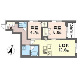 エクラージュ笹塚 101号室