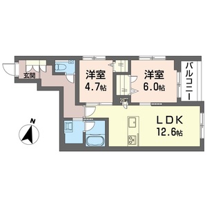 エクラージュ笹塚 201号室