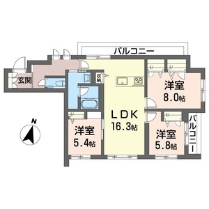 エクラージュ笹塚 301号室