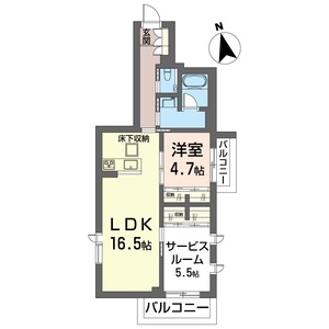 グランソワＭ 102号室