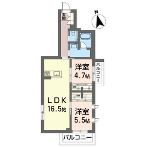 グランソワＭ 302号室