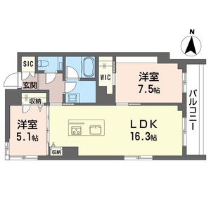 ルガール山王 202号室