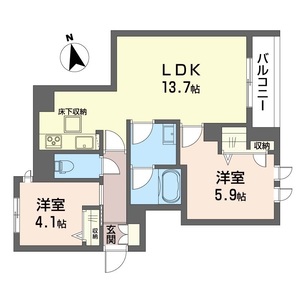 メゾンドアイ 101号室