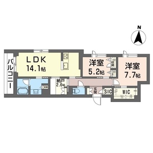 ル　ヴァン　フレ 201号室