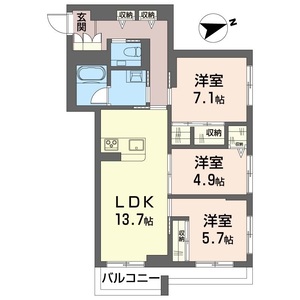 ベルシエル 203号室
