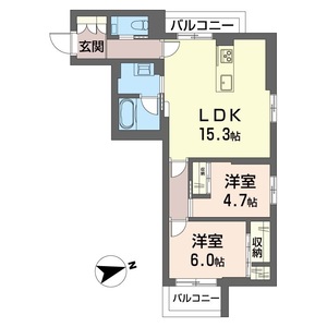 ベルシエル 302号室