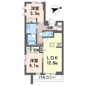 ベルシエル 402号室