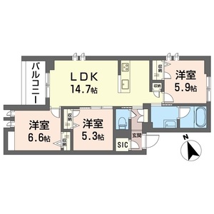 ステラヴィア西荻 201号室
