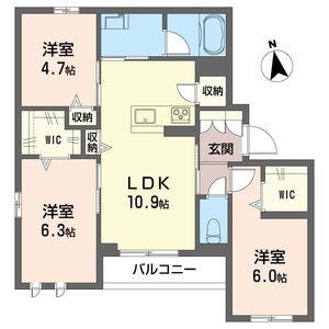 オークステイ清瀬元町ヴィラ 201号室