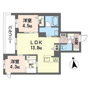リベリエッタ千歳船橋 402号室