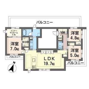 ドエルヤト・グランデ 301号室