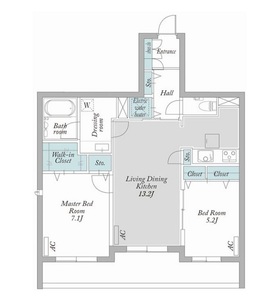 Ｖｉａ　Ｓｏｌｅ　王子 102号室