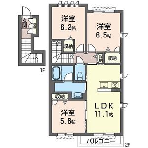 フレンズひばりヶ丘１号棟 207号室