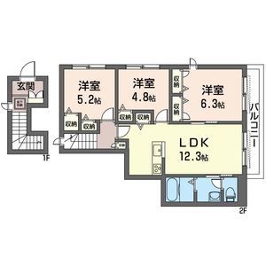クレア大泉学園 201号室