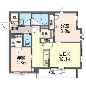 セルディナやくも 302号室
