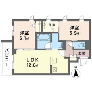 パームテラス石神井 203号室