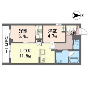 レフィアント 105号室