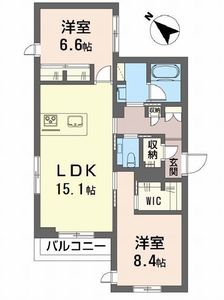 セルディーナ　ノネット301号室_間取り画像