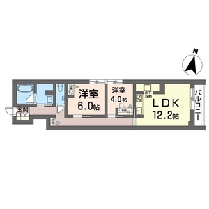 ガーデンクォーツ 102号室