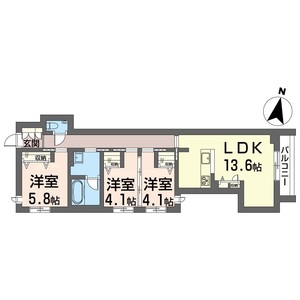 ガーデンクォーツ 202号室