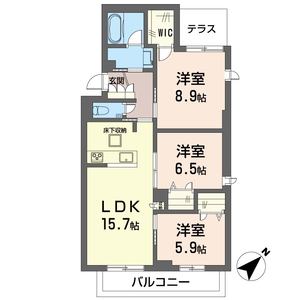 エクラシエ 101号室