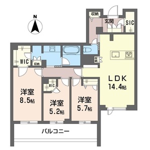 連 303号室