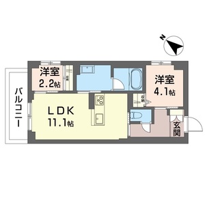 セルディーナ 201号室