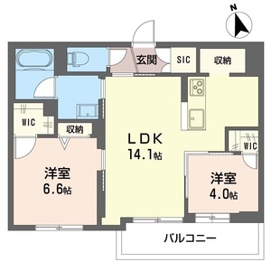 ベルクレール 402号室