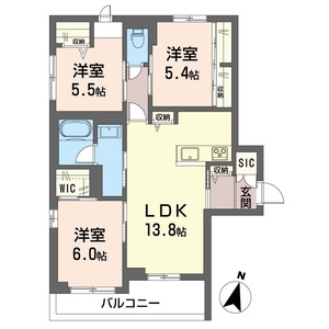 フェリシード 201号室