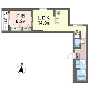 ラ　ヴェルビー　小竹町 201号室