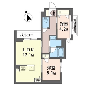 エクラシエ　イースト 302号室