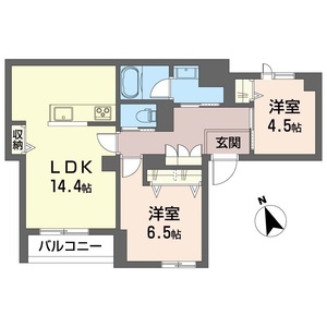 エクラシエ　ウエスト 202号室