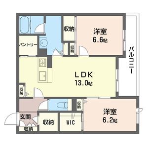 ベリッシモ東糀谷 402号室