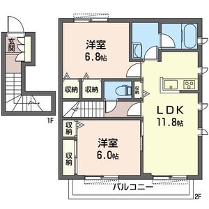 ベル　ルミエール 204号室