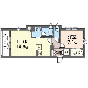 アルファーストⅡ 201号室